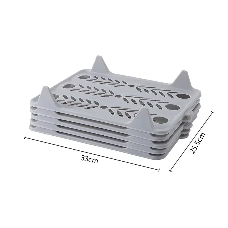 5Pcs Shirt Organizer T Shirt Folder Board Clothing Dividers Stackable T Shirt Document Lazy Folding Board Organizers Dropship