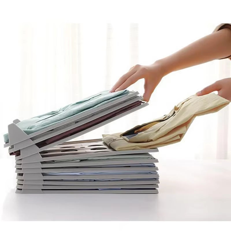 5Pcs Shirt Organizer T Shirt Folder Board Clothing Dividers Stackable T Shirt Document Lazy Folding Board Organizers Dropship