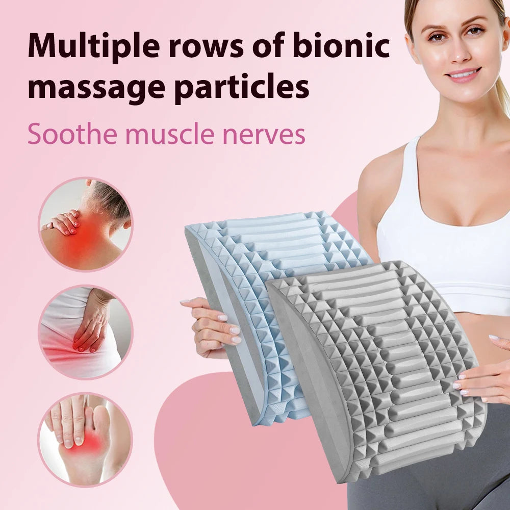 Neck & Back Stretcher Back Neck Cracker for Lower Back Pain Relief Refresh Back Stretcher Waist Relaxation Yoga Stretcher