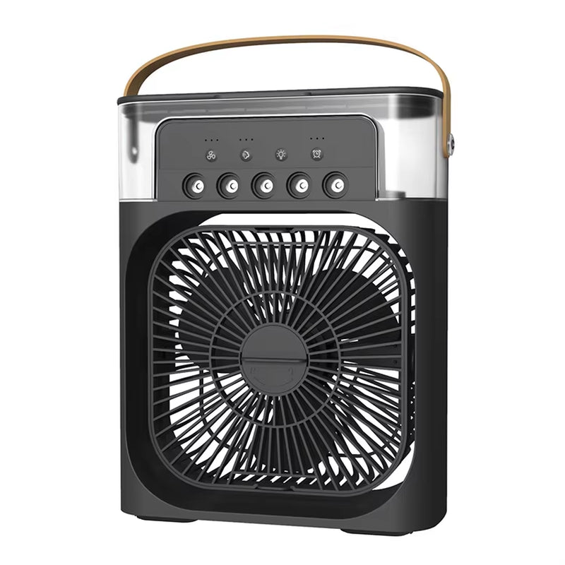 Silent Electric Portrable Mini Mobile Fan Air Humidifier Conditioner Cold Spray Ac Cooler Cooling Fans Home Usb Ice 3 in 1 Water