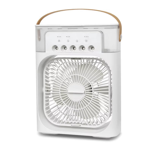 Silent Electric Portrable Mini Mobile Fan Air Humidifier Conditioner Cold Spray Ac Cooler Cooling Fans Home Usb Ice 3 in 1 Water