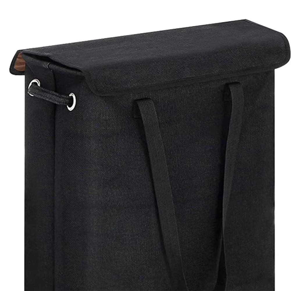 Thin Laundry Basket with Handle & Lid Slim Laundry Basket Multi-Function Narrow Laundry Hamper for Toys Clothing Organization