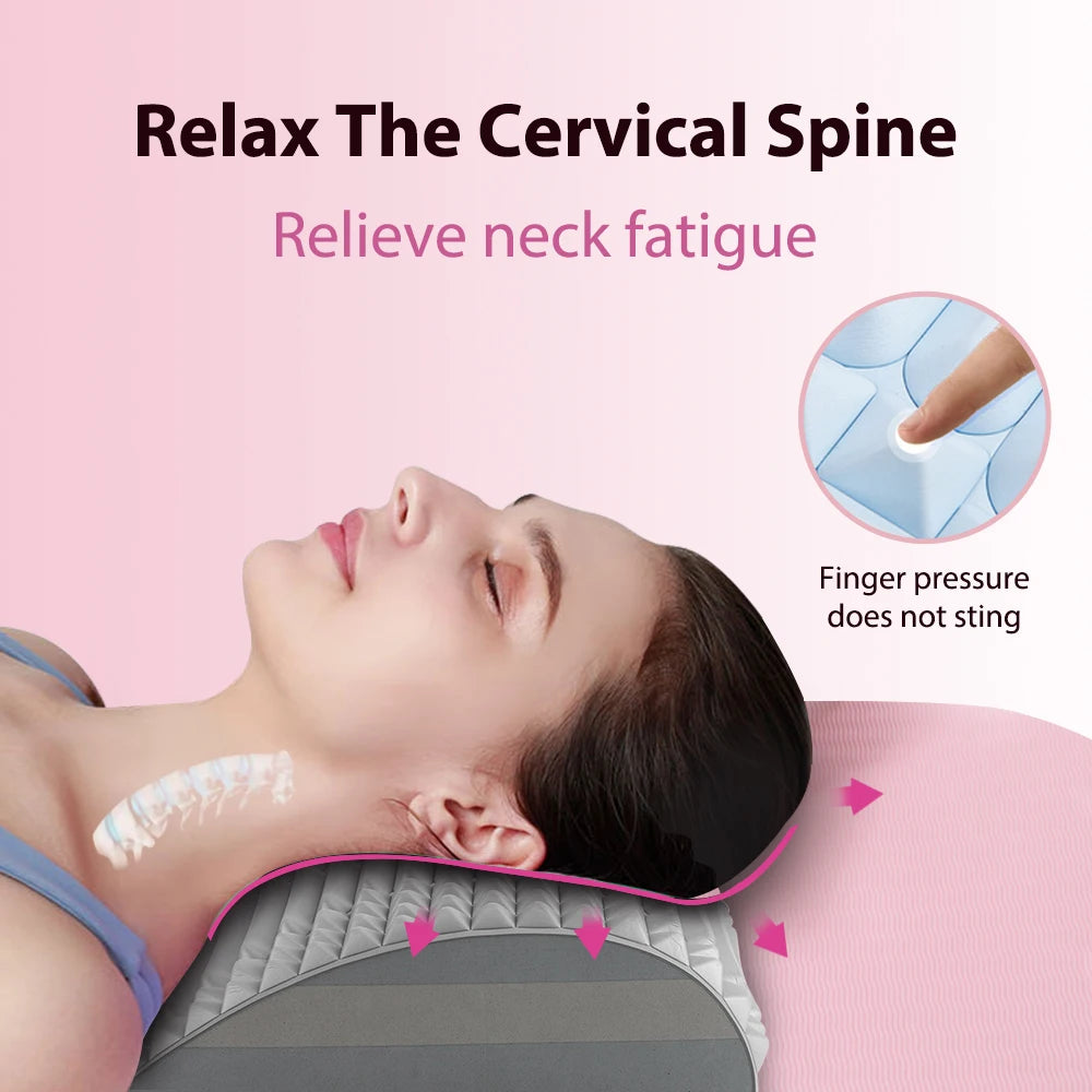 Neck & Back Stretcher Back Neck Cracker for Lower Back Pain Relief Refresh Back Stretcher Waist Relaxation Yoga Stretcher