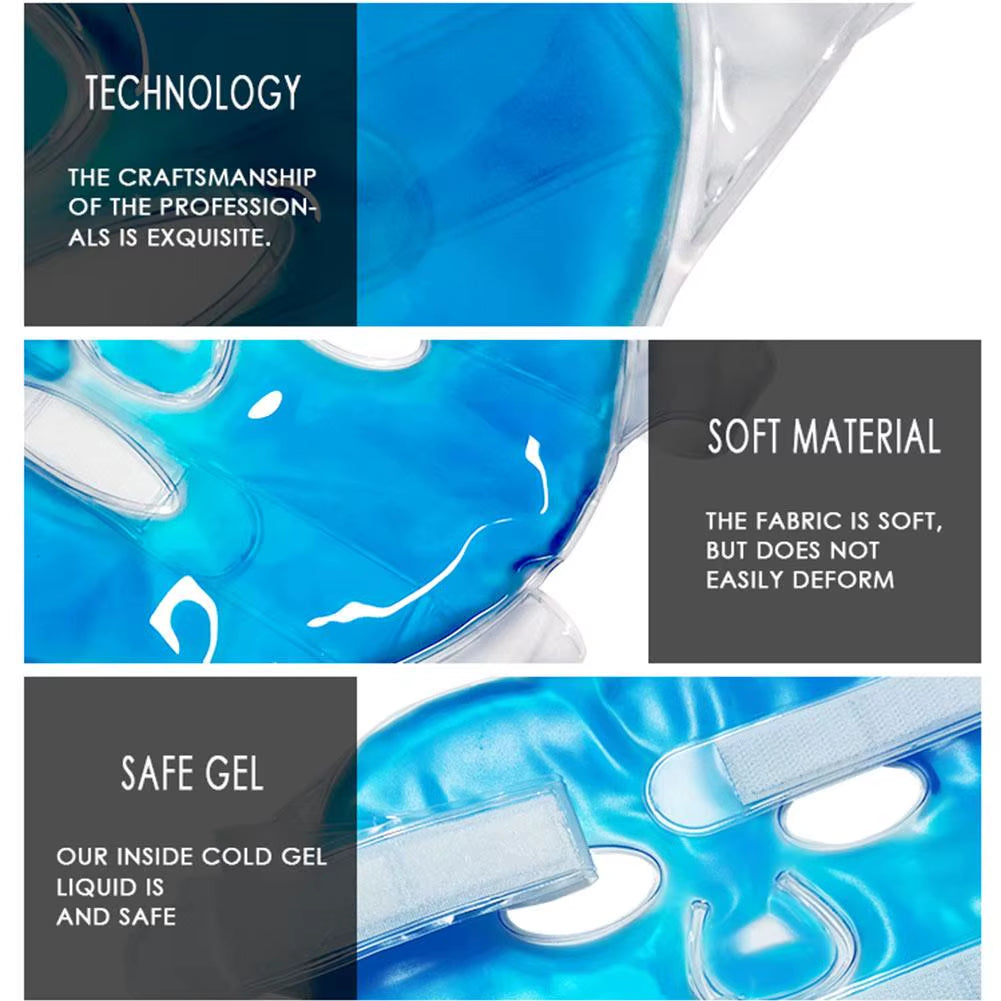 Ice Eye Mask Cold Mask Mask Warm Eye Mask Relieves Fatigue Relaxing Whole Face Cooling Mask Ice Mask Skin Care Tools Beauty
