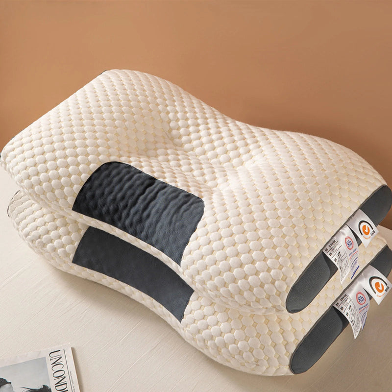 Ultra Pain Relief Cooling Pillow for Neck Support, Comfortable Sleep, Odorless Ergonomic Contour Memory Foam Pillow with Orthopedic Bed Pillow