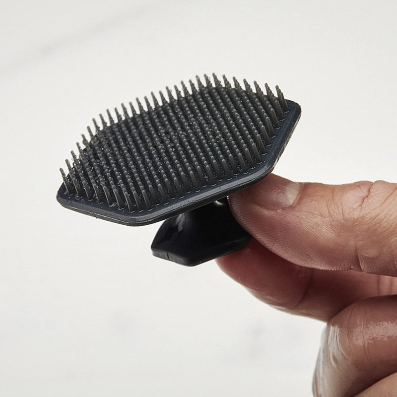 - Men'S Face Scrubber - Premium Silicone Facial Cleansing Brush, Gentle Exfoliator Pad & Soft-Touch Massager - Removes Dead & Dry Skin - Long Lasting Shower Accessories - Charcoal