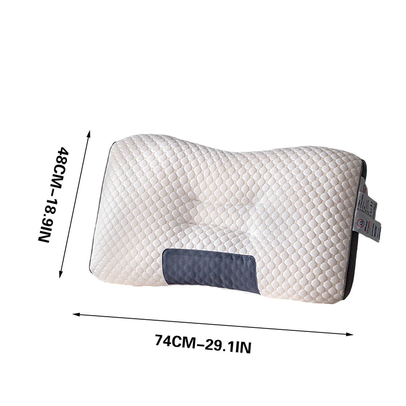 Ultra Pain Relief Cooling Pillow for Neck Support, Comfortable Sleep, Odorless Ergonomic Contour Memory Foam Pillow with Orthopedic Bed Pillow