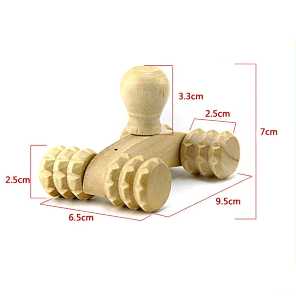 Wooden Foot Massage Roller Relieves Fatigue Foot Pain and Plantar Fasciitis Plantar Muscle Relaxation Tool Muscle Relax Home Gym