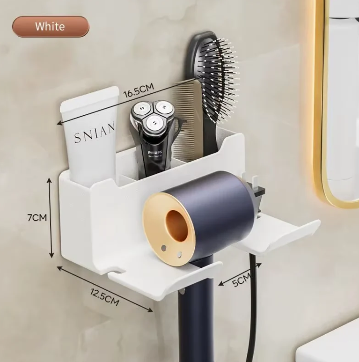 hair dryer stand wall mount
