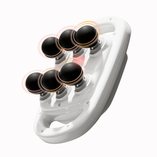 Fascia Gun Massager Six-Head Fascia Gun Massager for Back Waist Legs Body Shoulder High Frequency Professional Muscle Relaxation