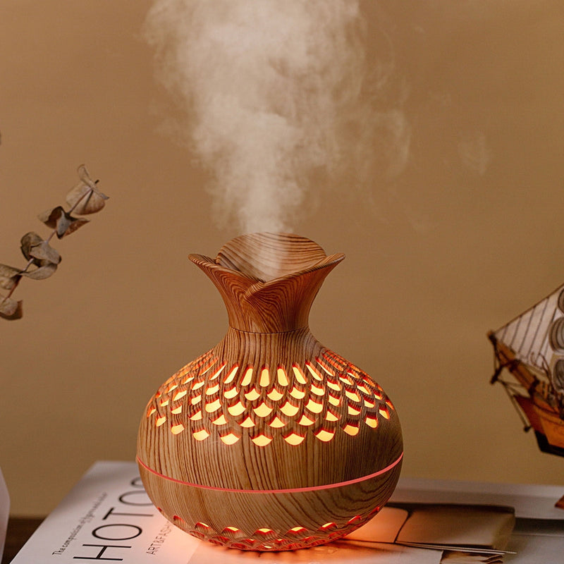 Essential Oil Diffuser Gift Set - 300Ml Diffuser & Essential Oil Set - Waterless Auto off for Home Office Room - Aromatherapy Diffuser Humidifier