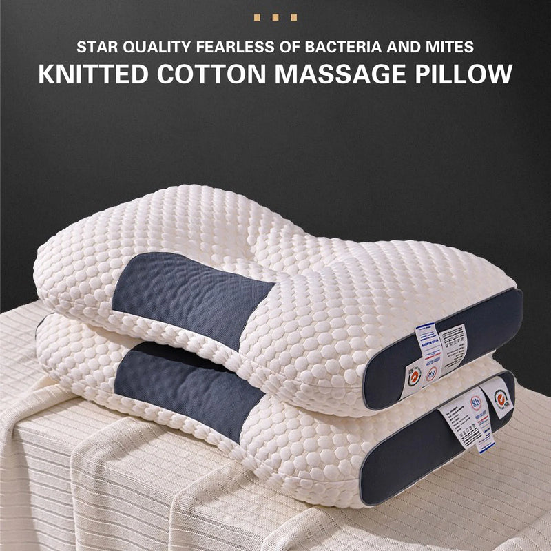 Ultra Pain Relief Cooling Pillow for Neck Support, Comfortable Sleep, Odorless Ergonomic Contour Memory Foam Pillow with Orthopedic Bed Pillow