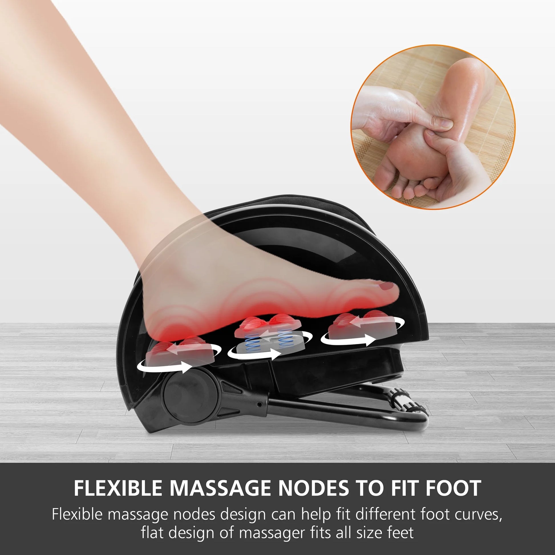 Foot Massager Machine with Heat, Kneading Rolling Foot Calf Massager, Shiatsu Leg Massager, Mothers Day Gifts
