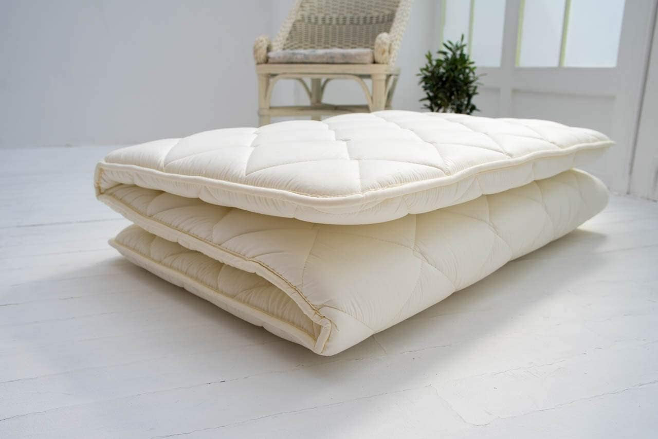 Futon Mattress Full Bedding - Traditional Japanese Sleeping Mat - Shikibuton Shiki Futon - Floor Beds - Lightweight, Portable - 82 X 53 X 2.5 Inch