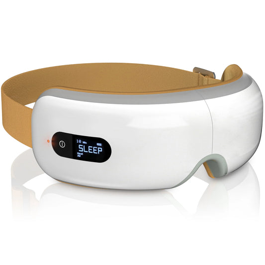 Isee4 Eye Massager with Heat Air Pressure, No Music Silence Massage for Dry Eye, Eye Strain, Eye Fatigue Relief & Better Sleep