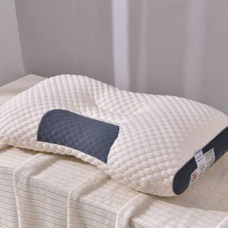 Ultra Pain Relief Cooling Pillow for Neck Support, Comfortable Sleep, Odorless Ergonomic Contour Memory Foam Pillow with Orthopedic Bed Pillow